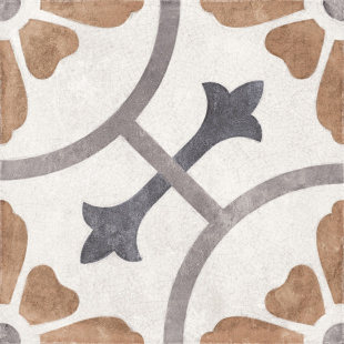 Керамогранит Cersanit Carpet орнамент многоцветный рельеф (MIX 6) арт. 17932 (29,8x29,8)